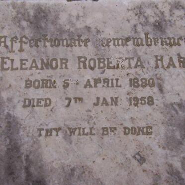 HARE Eleanor Roberta 1880-1958