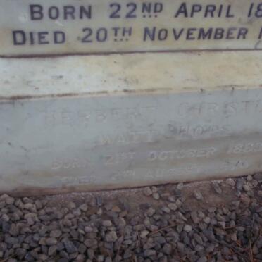 HOPS Herbert Christian W? 188?-197? &amp; Catherine Gardner Wylie 1879-1945