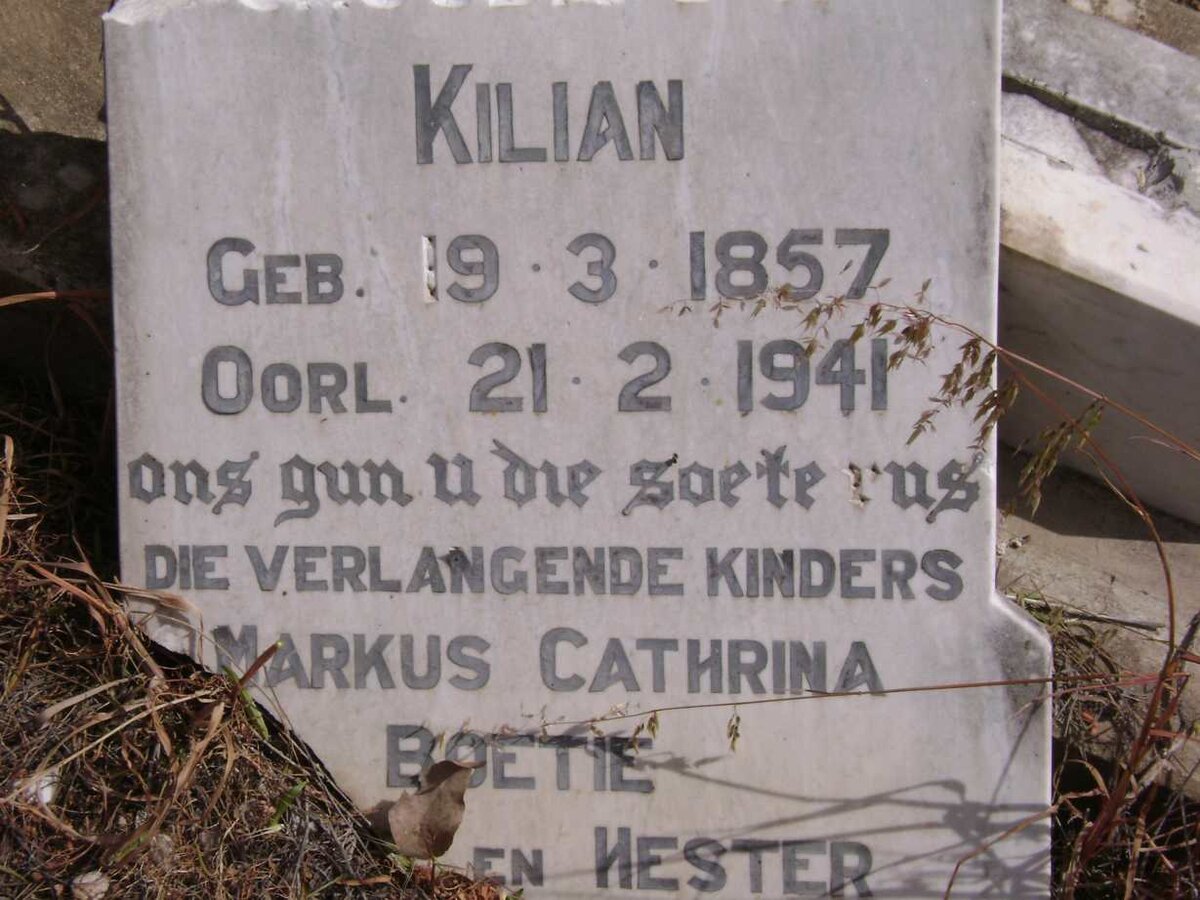 KILIAN Jacoba C. N 1857-1941