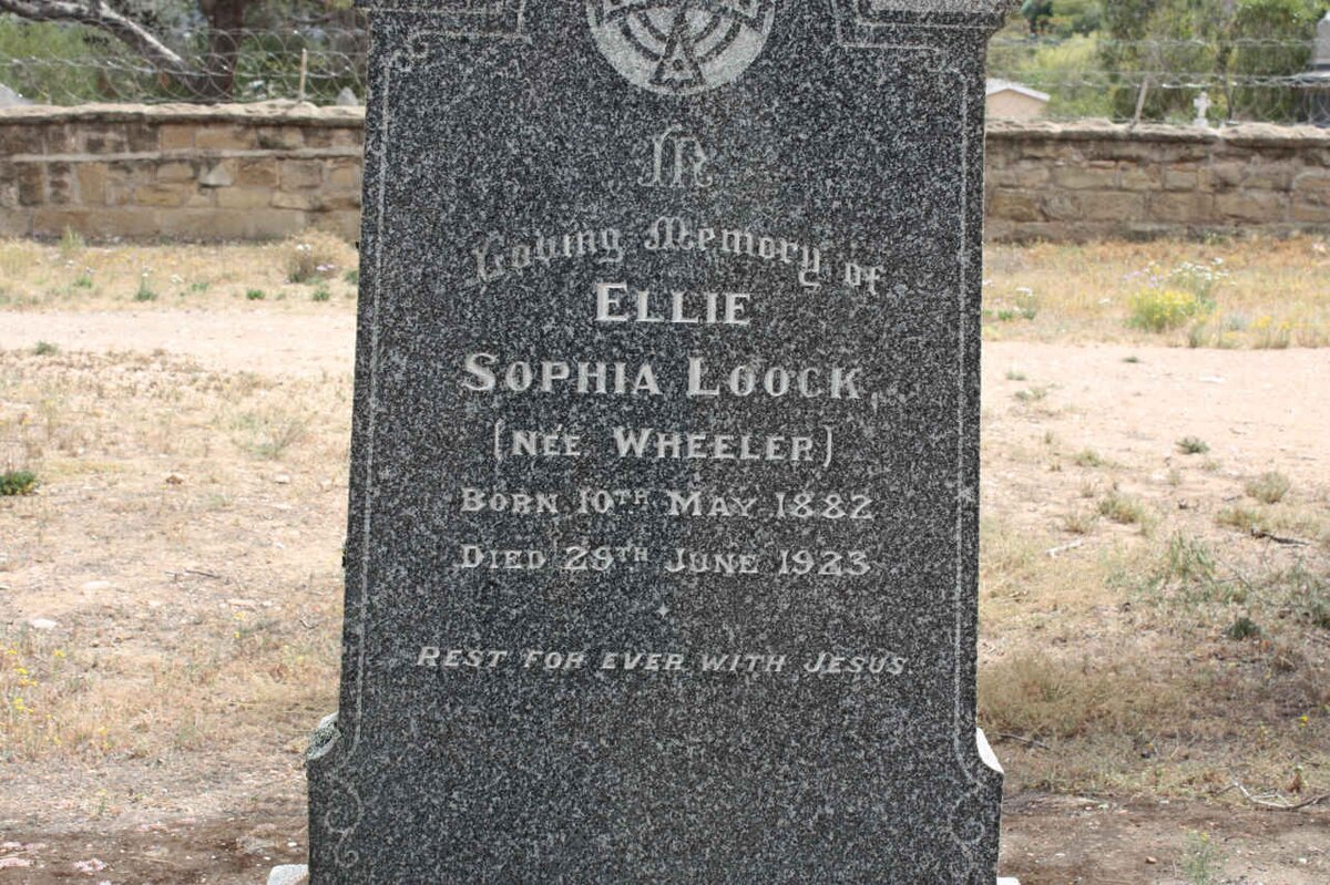 LOOCK Ellie Sophia nee WHEELER 1882-1923