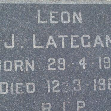LATEGAN Leon J. L. 1960-1962