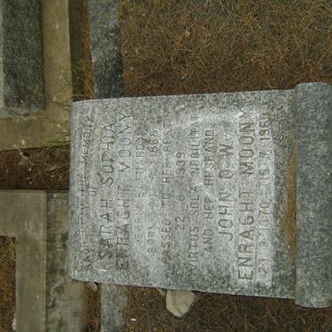 MOONY John O.W., Enraght 1870-1960 &amp; Sarah Sophia BARNARD 1868-1939