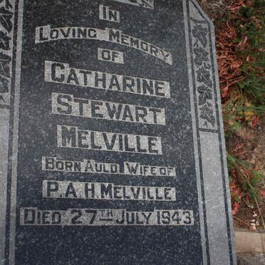 MELVILLE Catharine Stewart nee AULD -1943