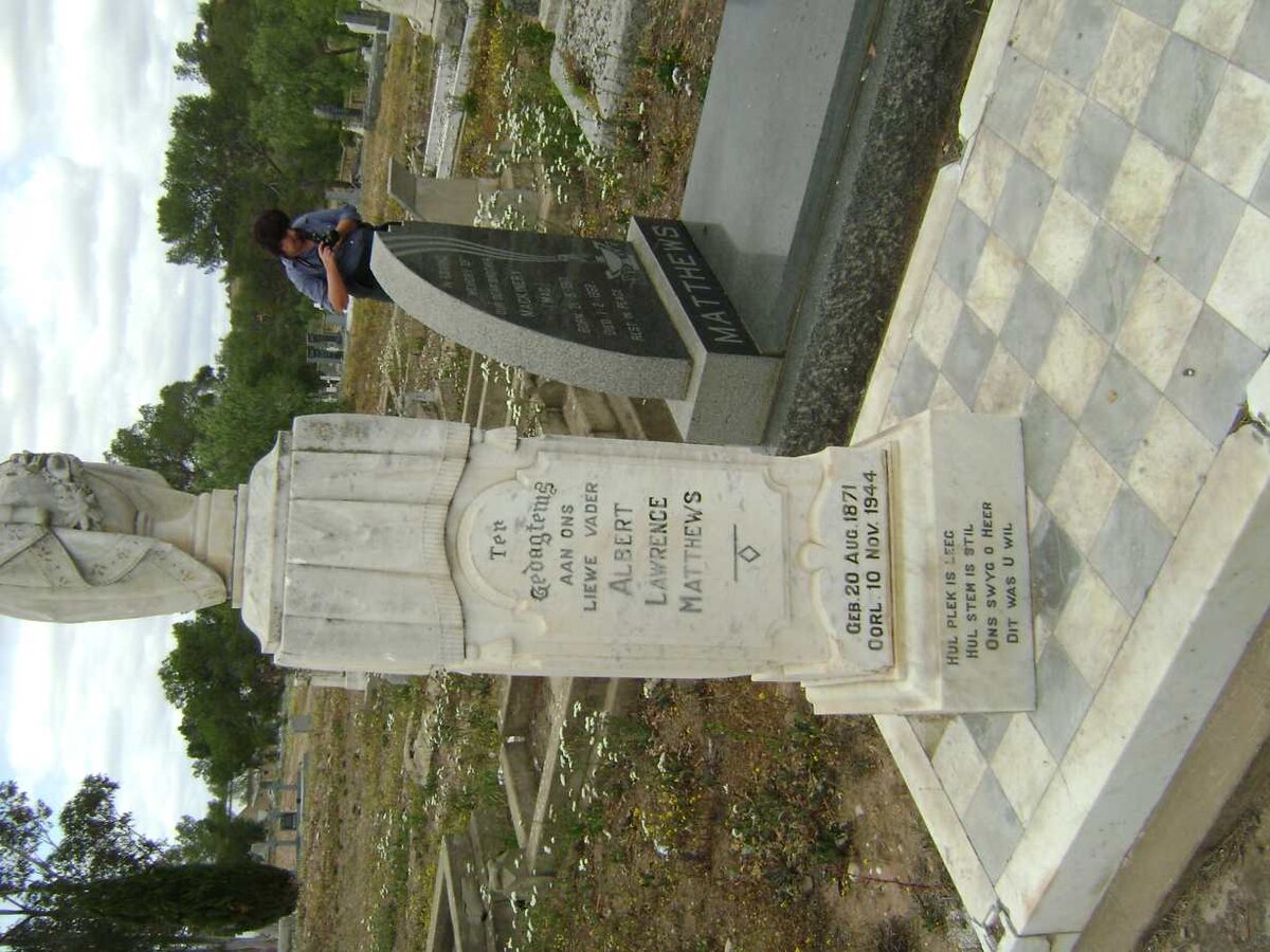 MATTHEWS Albert Lawrence 1871-1944 &amp; Caroline Merle MARINCOWITZ 1870-1932