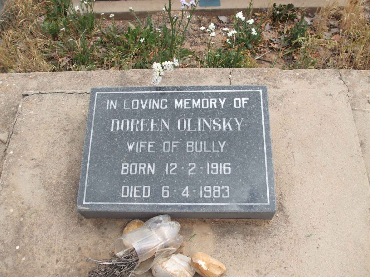 OLINSKY Doreen 1916-1983