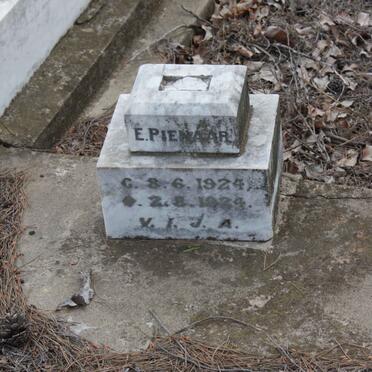 PIENAAR E. 1924-1924