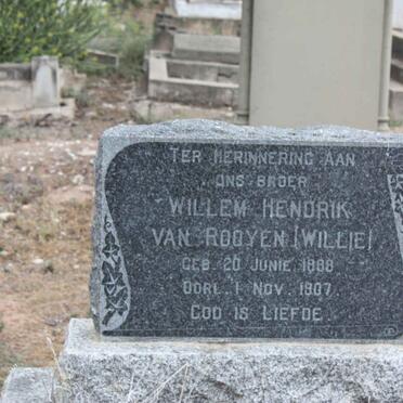 ROOYEN Willem Hendrik, van 1888-1907