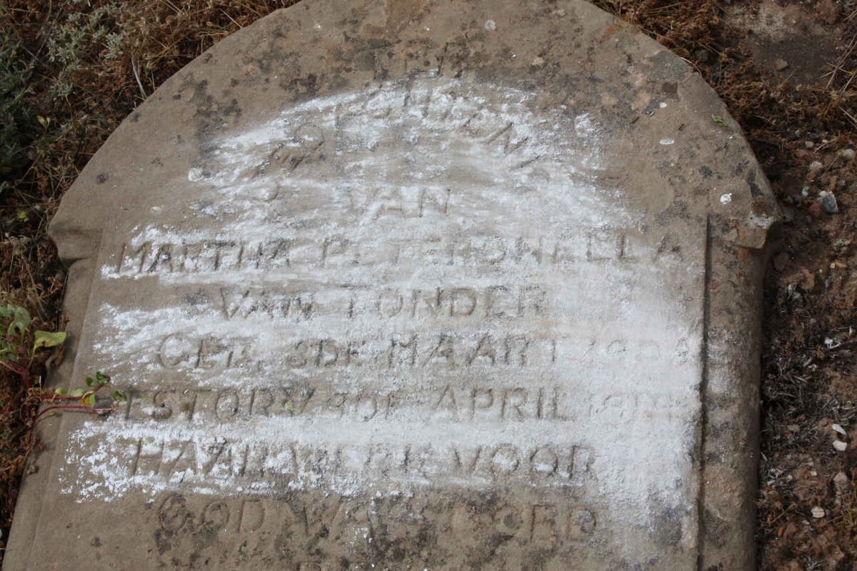 TONDER Martha Petronella, van 1908-191?