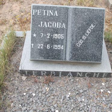 TERBLANCHE Petina Jacoba 1905-1994
