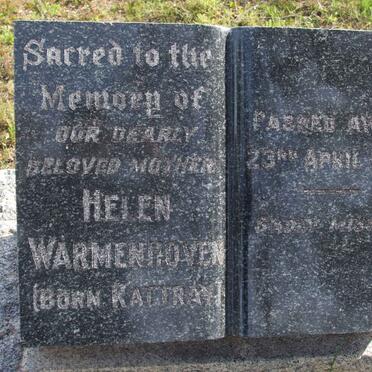 WARMENHOVEN Helen nee RATTRAY  -1947