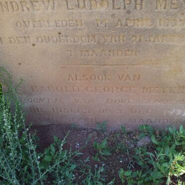 MEYER Harold George  -1897 