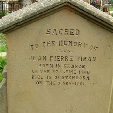 TIRAN Jean Pierre 1840-1881