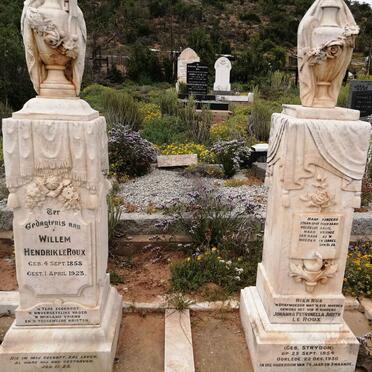ROUX Willem Hendrik, le 1858-1923 &amp; Johanna Petronella Judith STRYDOM 1854-1930