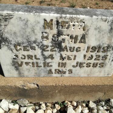 BOTHA Mieta 1919-1925