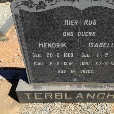 TERBLANCHE Hendrik 1865-1956 &amp; Isabella 1871-1949