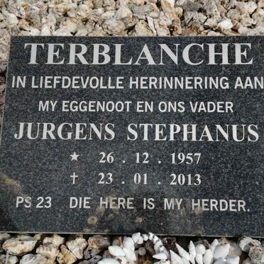 TERBLANCHE Jurgens Stephanus 1957-2013