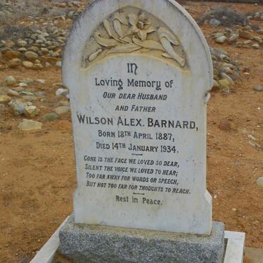 BARNARD Wilson Alex. 1887-1934