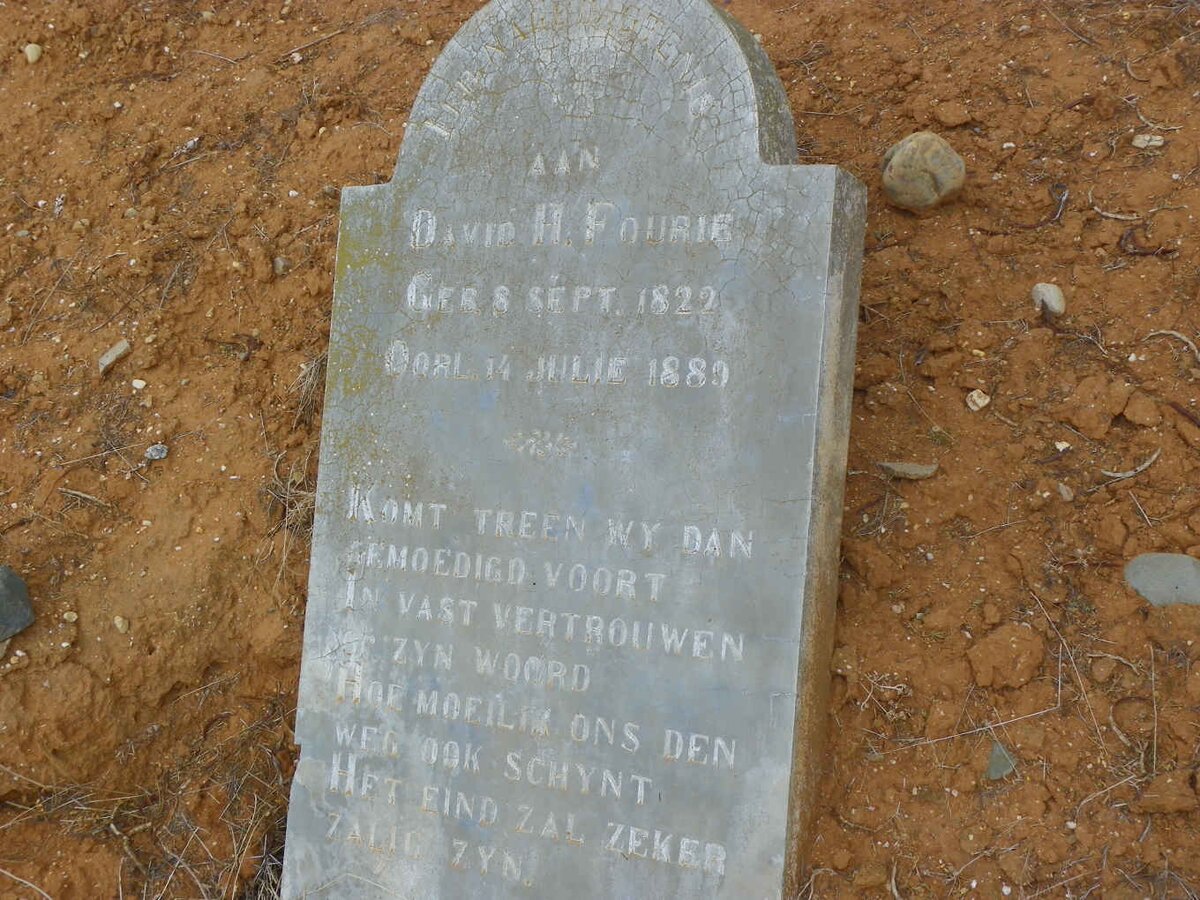 FOURIE David H. 1822-1889