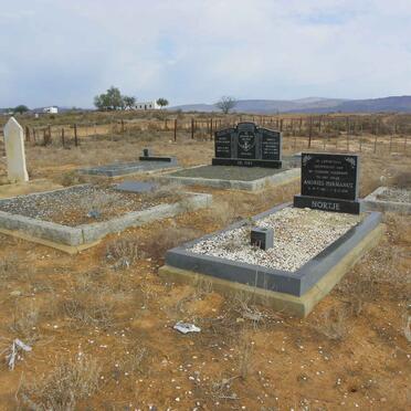 Western Cape, OUDTSHOORN district, Armoed 159_02, farm cemetery