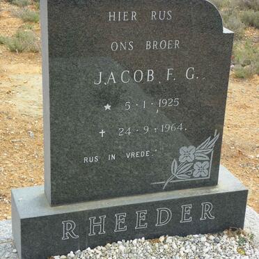 RHEEDER Jacob F.G. 1925-1964