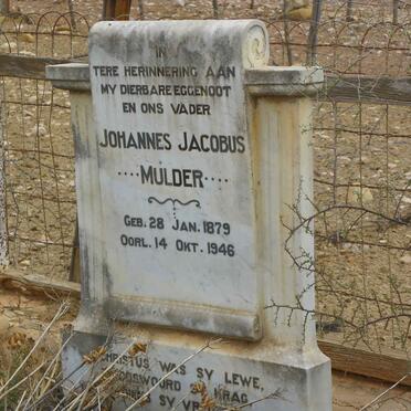 MULDER Johannes Jacobus 1879-1946