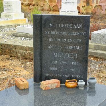 MULDER Andries Hermanus 1915-1979