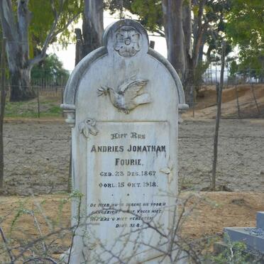 FOURIE Andries Jonathan 1867-1918