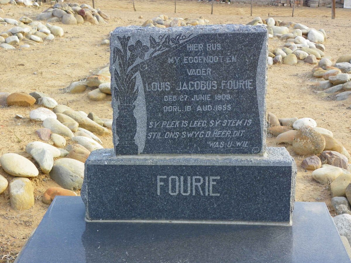 FOURIE Louis Jacobus 1908-1955