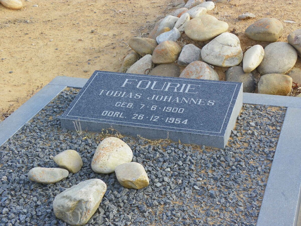 FOURIE Tobias Johannes 1900-1954