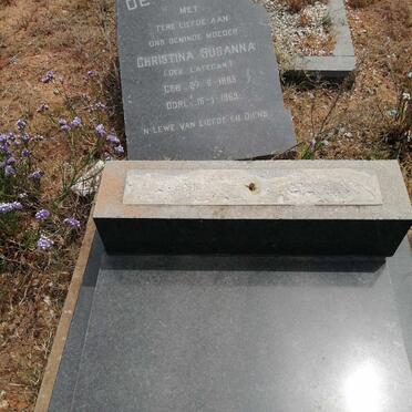 JAGER Christina Susanna de, nee LATEGAN 1885-1969