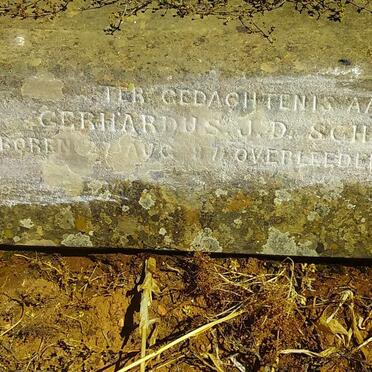 SCHONKEN Gerhardus J.D. 18??-1888