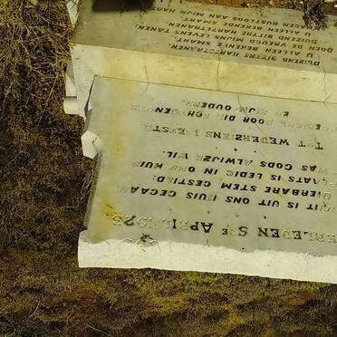 GREEFF Cornelius Johannes 1893-1923