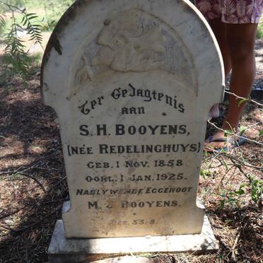 BOOYENS S.H. nee REDELINGHUYS 1858-1925