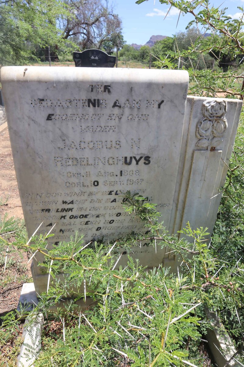 REDELINGHUYS Jacobus N. 1898-1947