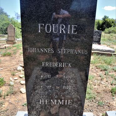 FOURIE Johannes Stephanus Frederick 1907-1972