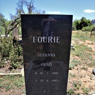 FOURIE Susanna 1908-1985