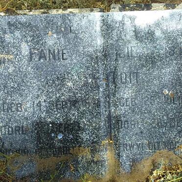 TOIT Fanie, du 1901-1946 &amp; Sienie SNYMAN 1905-1960