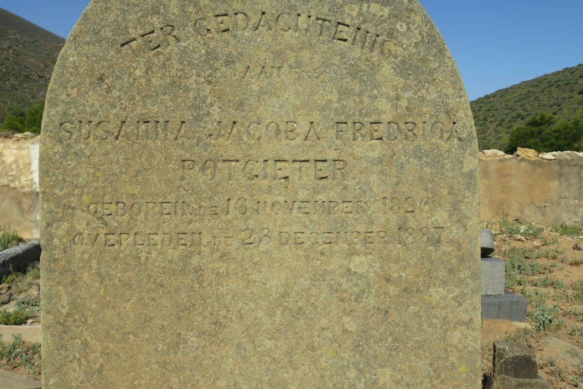 POTGIETER Susanna Jacoba Fredrica 1826-1887