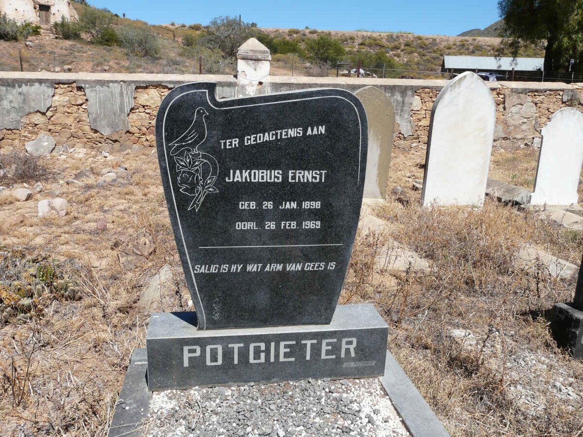 POTGIETER Jakobus Ernst 1898-1969