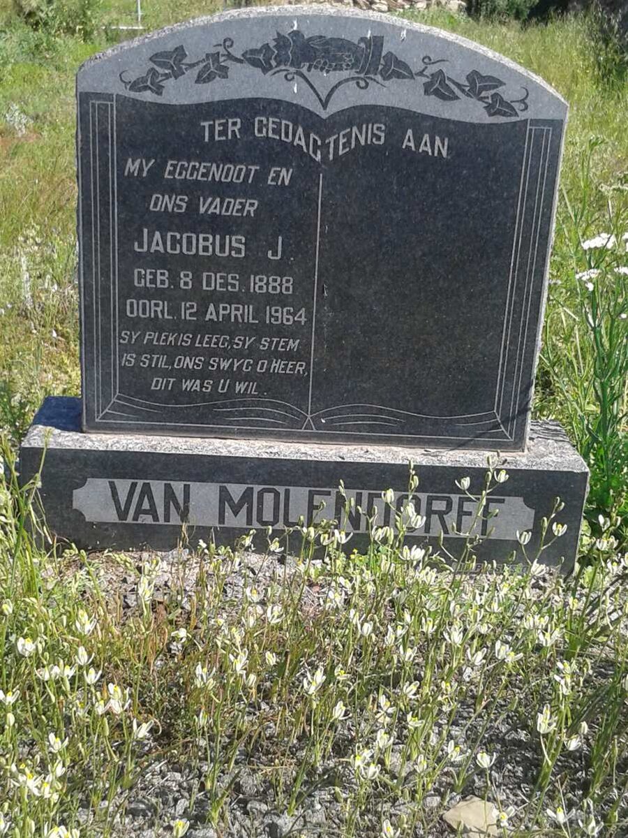 MOLENDORFF Jacobus J., van 1888-1964