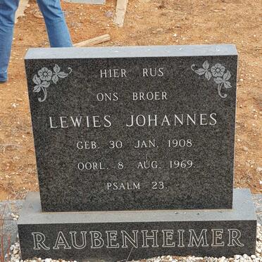 RAUBENHEIMER Lewies Johannes 1908-1969