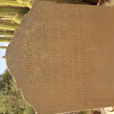 OLIVIER David H. 1825-1903