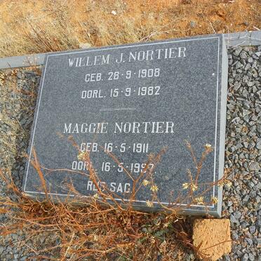 NORTIER Willem J. 1908-1982 &amp; Maggie 1911-1997
