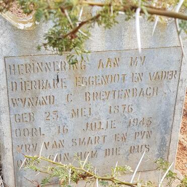 BREYTENBACH Wynand C. 1876-1943