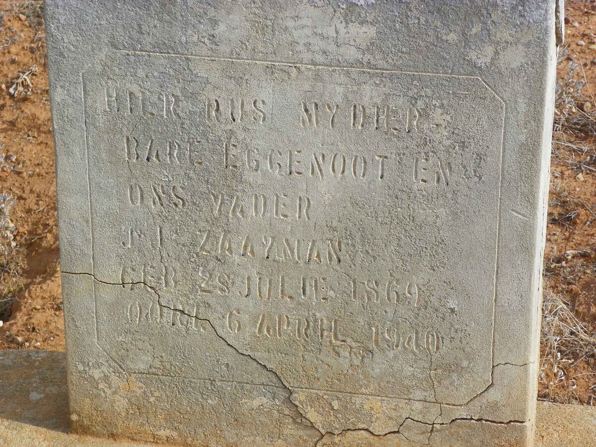 ZAAYMAN J.J. 1869-1940