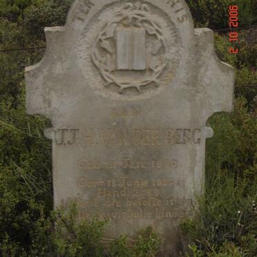 BERG J.J.H., van der 1880-1937