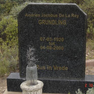 Western Cape, OUDTSHOORN district, De Hoop, De Dam_1, farm cemetery