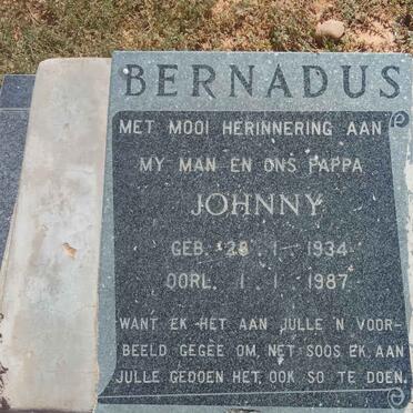 BERNADUS Johnny 1934-1987