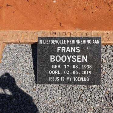 BOOYSEN Frans 1938-2019