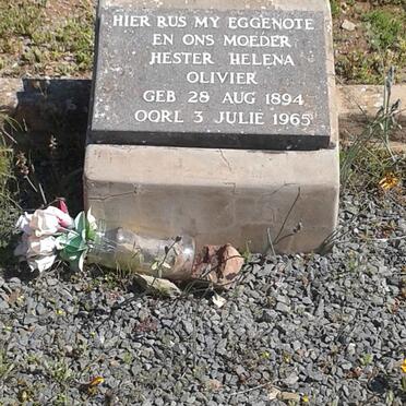 OLIVIER Hester Helena 1894-1965